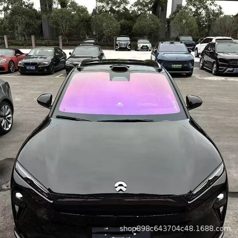 Car Solar Film Wholesale Purple Iridescent Film Imperial Purple Heat Insulation Film High Clarity High Heat Insulation Privacy Film Metal Film