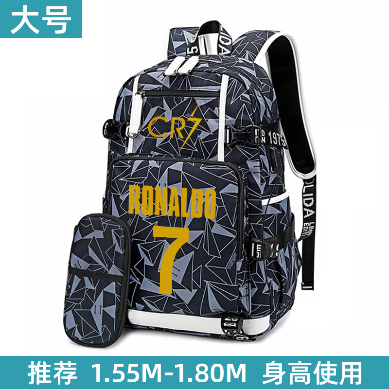 Aa20-라지 그레이-C호날두 7호 골드 펜백 세트 (한정판)