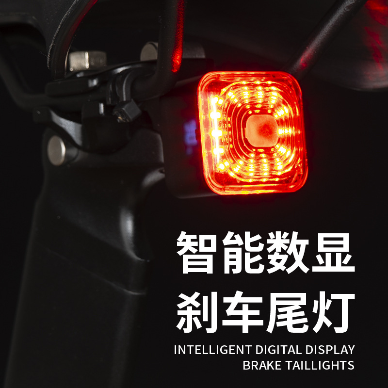 Bicycle Light, Night Riding Light, Colorful Tail Light, Mountain Road Bike, Long Battery Life, Waterproof Warning Light, Riding Equipment