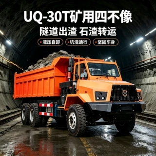 UQ-30T矿用四不像车隧道出渣自卸车地下矿山物料转运设备