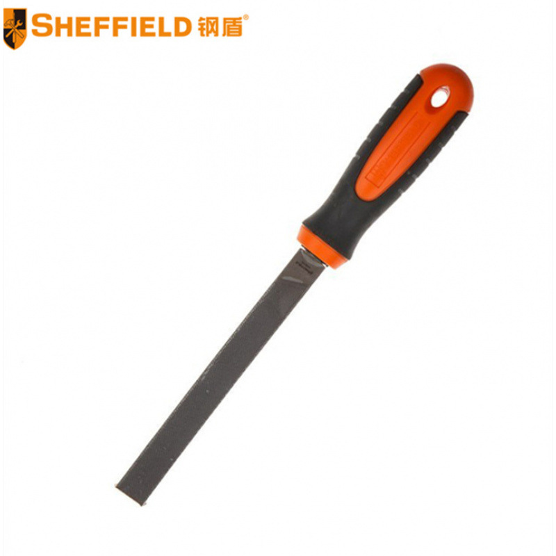 钢盾SHEFFIELD S099105 中齿平锉6英寸 锉刀钢锉金属矬子打磨工具