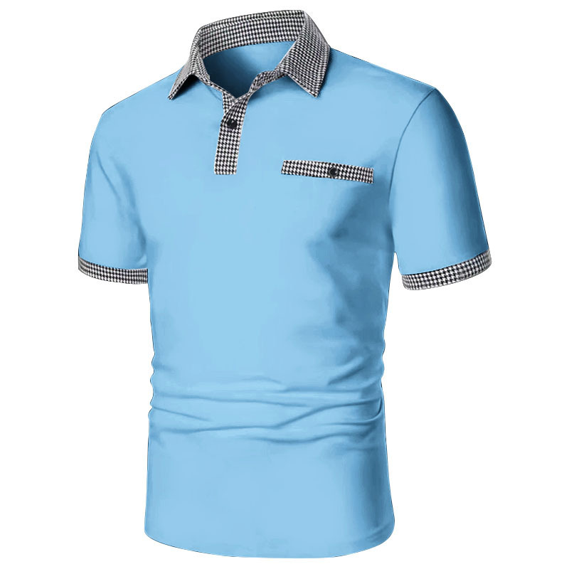 Hombres Color Sólido Impresión Camisa Polo Ropa Hombre display picture 9