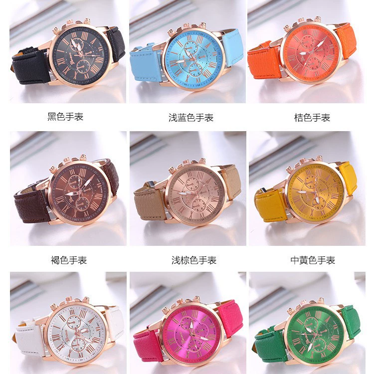 Новые часы, женские часы с ремнем, Женевские кварцевые часы с ремнем, модные женские часы, мужские часы с весами