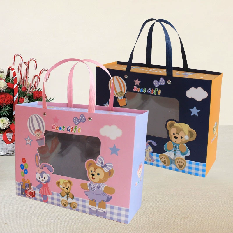 Гофрированная выдвижная коробка-кубок детский день подарок набор birth gift box Happy birthday souvenir gift box