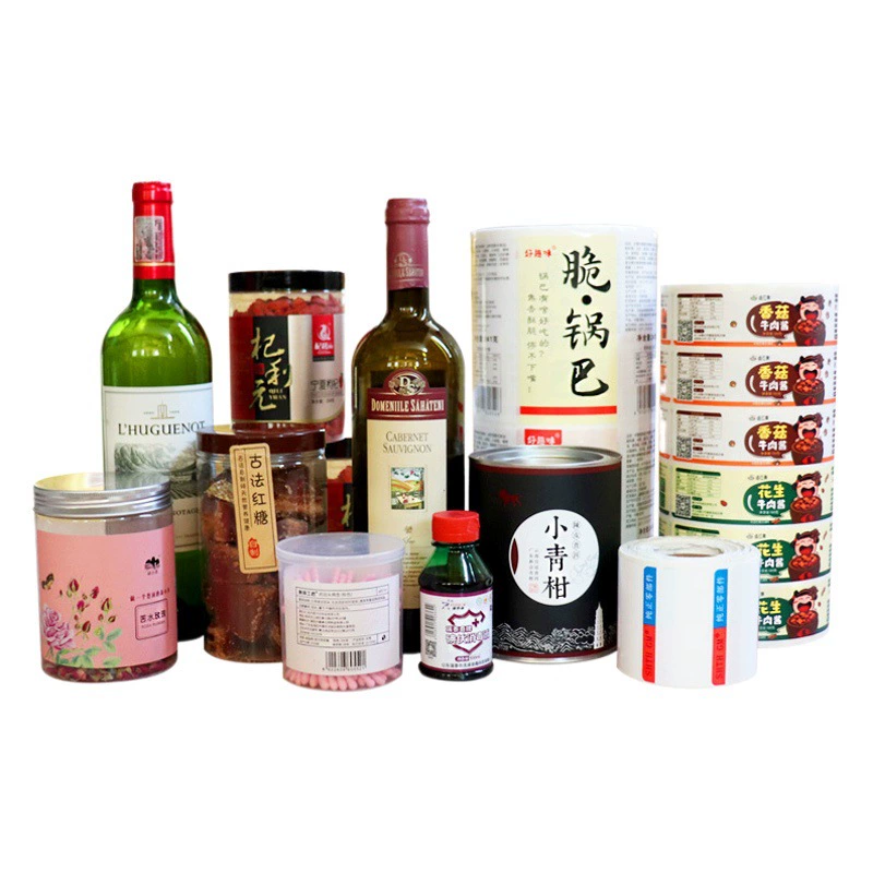 Слипчивый логотип рекламы ярлыка стикера Печать прозрачного сертификата стикера запечатывания ПВК ярлыка кода КР