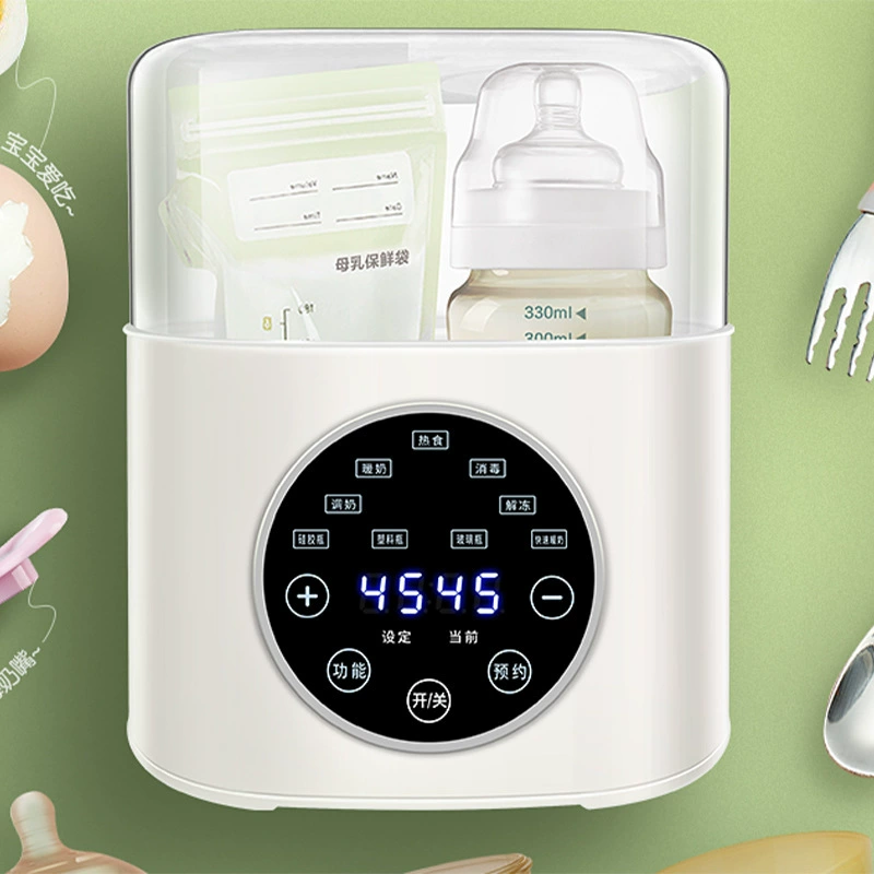 Умный автоматический подогреватель и стерилизатор для детского питания Amazon с функцией поддержания постоянной температуры, паровой стерилизацией и размораживанием — два в одном.