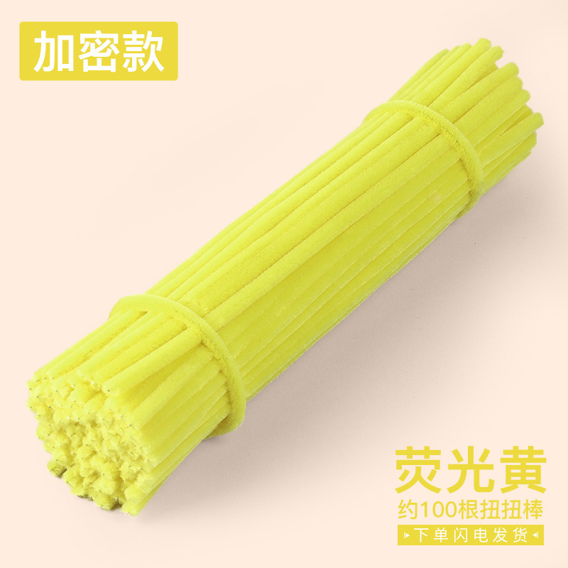 Macaron de color, raíz de pelo, cifrado, bricolaje hecho a mano, barra de torsión, venta al por mayor, juguetes para niños, paquete de material de arte