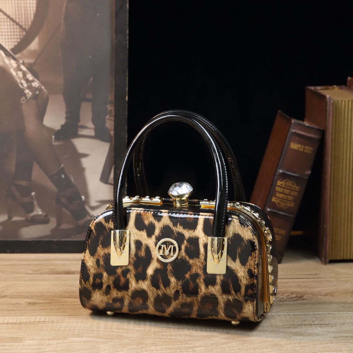 漆皮亮面欧美流行大红色结婚女包斜挎包钻石开口包包厂家批发亮片