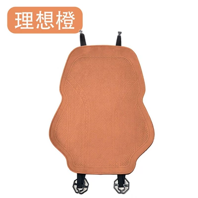 Universal seat cover Set Breathable Perforated Summer - type-a-plush-ideal-orange-cushion-universal-model