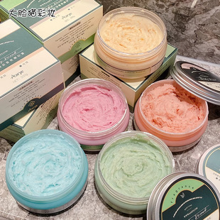 Annoya Scrub Body Shower Gel Milk Full Body Exfoliating Shanyue Teahouse 2-in-1
