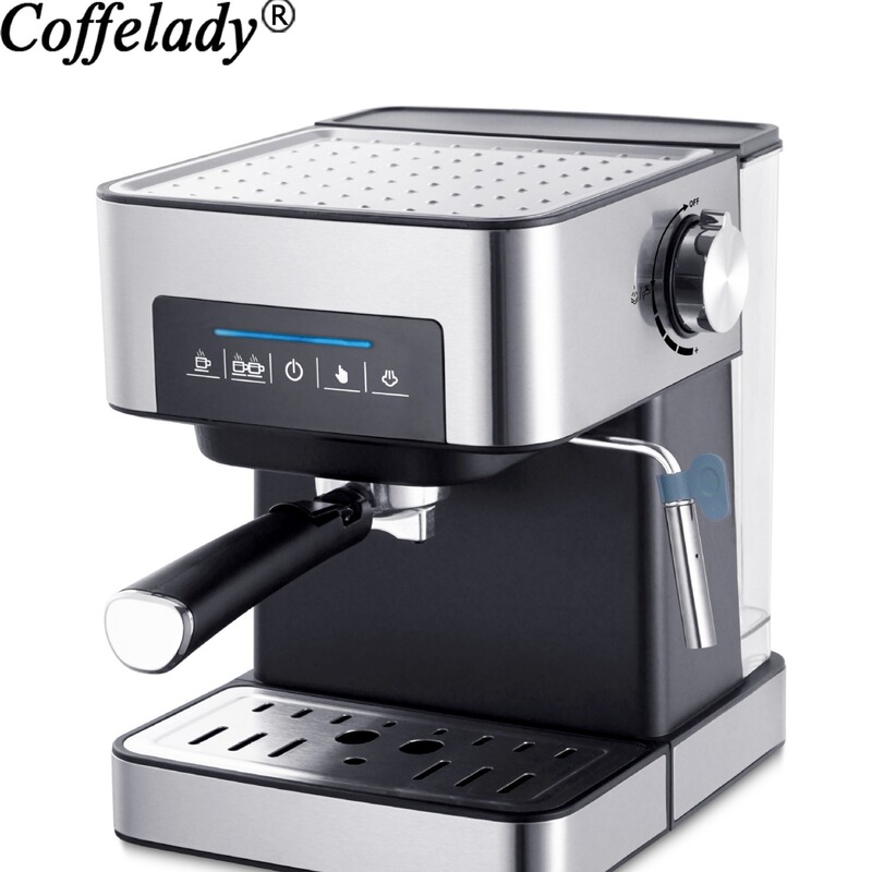 Coffelady automatic espresso machine stainless steel touch touch screen pump pressure milk foam coffee machine