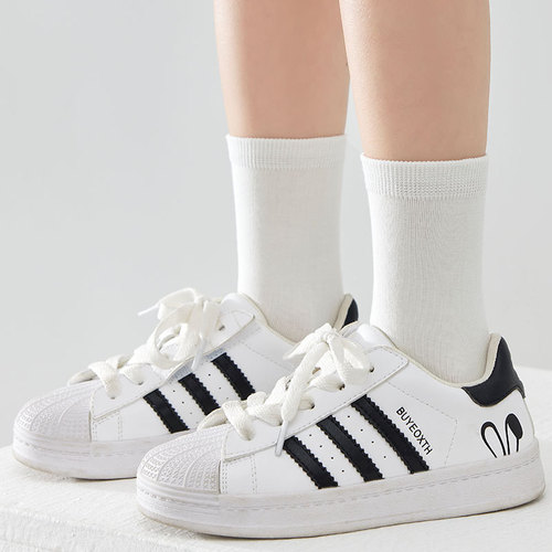  Children's Socks Spring Summer Thin Breathable Cotton Socks Simple Plain Color Socks for Kids Toddlers Boys and Girls