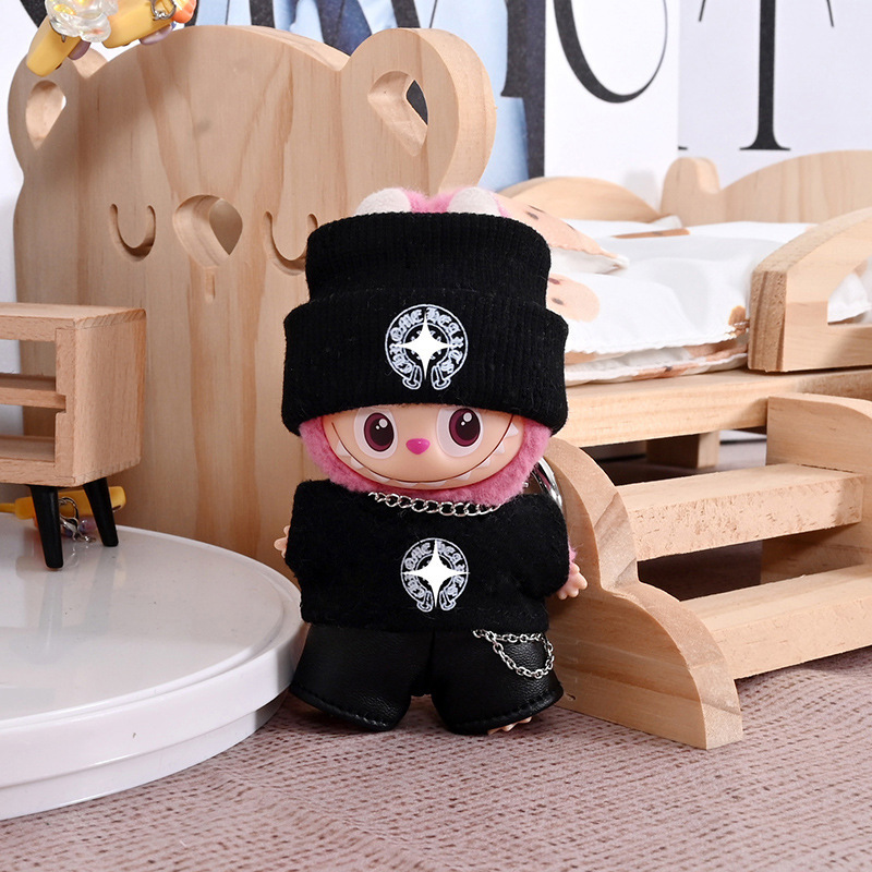 labubu4.0心底密码4代拉布布衣服labubu娃衣7cm玩偶公仔可穿着替|undefined