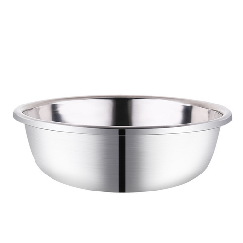 304 thickened reverse edge stainless steel basin kitchen canteen multi-purpose bucket basin large noodles and vegetable washbasin food grade
