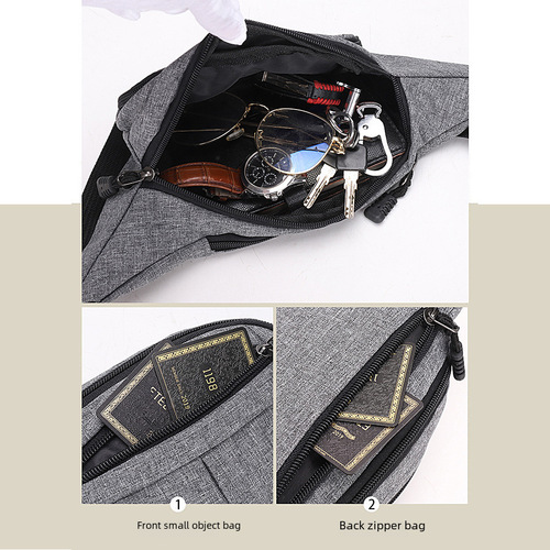 Waist pack, cashier bag, durable phone pouch, close-fitting waist bag, versatile money and change crossbody bag, bumbag