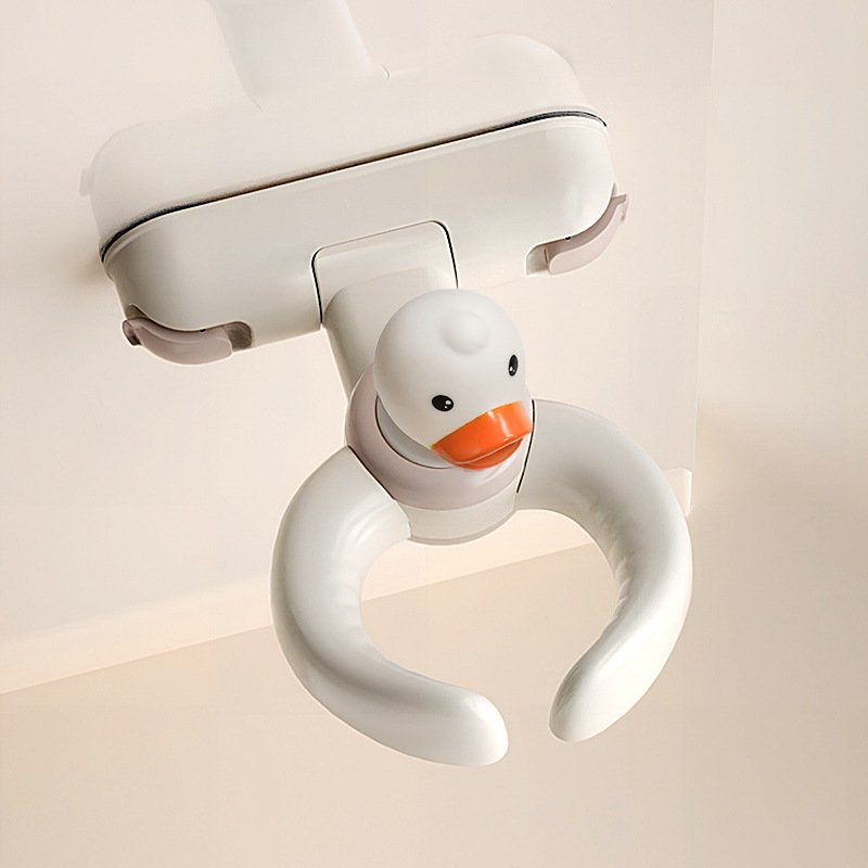 Soporte de artefacto de baño para niños plegable montado en la pared Soporte de ducha para bebé sin perforación Clip de fijación de ventosa para bebé