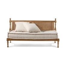 美式乡村实木复古沙发欧式简约实木三人别墅法式家具双人沙发轻奢