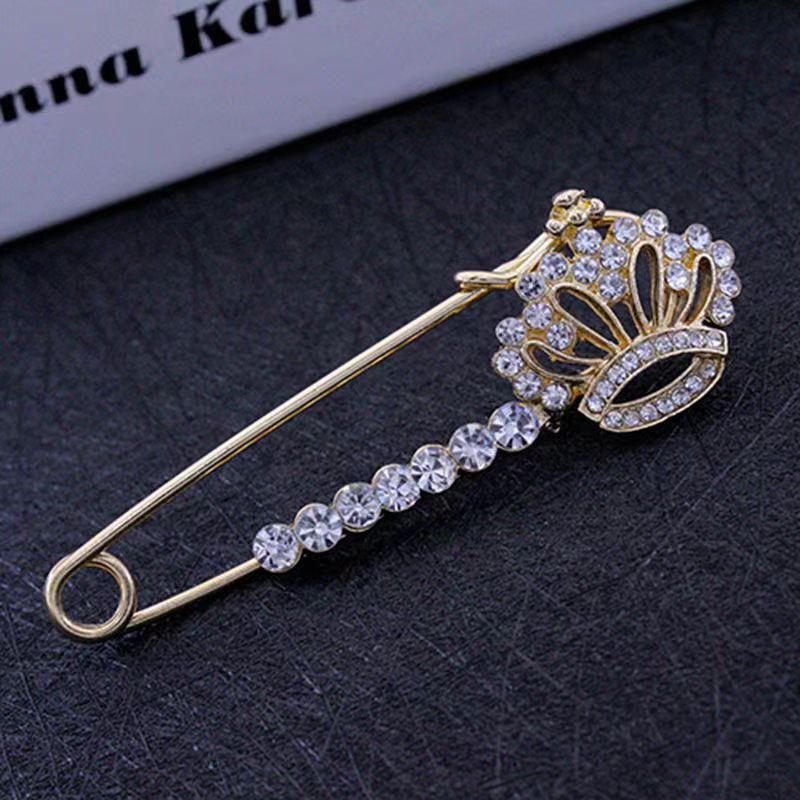 Vintage Perlen Und Strass Blumen Brosche Für Damen Und Herren_voghion.com