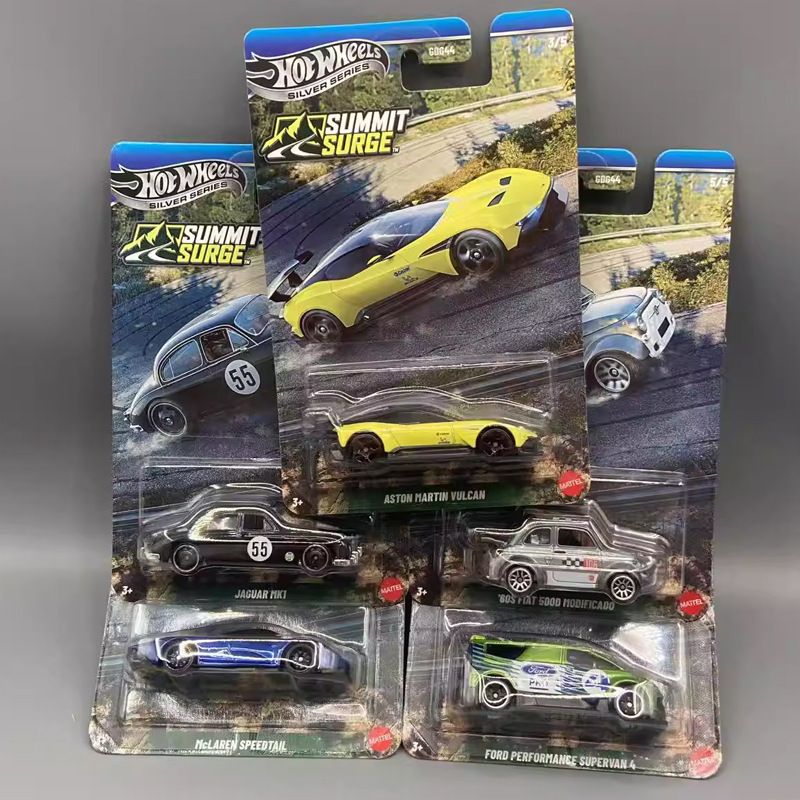 Original Mattel Hot Wheels Silver Label Set Gdg44 Hybrid Sports Car Alloy Car Model