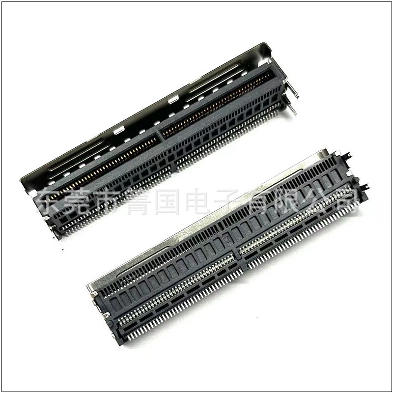 Amphenol MCIO 148Pin R/A连接器(Mini Cool Edge) G97R26332HR阿里巴巴