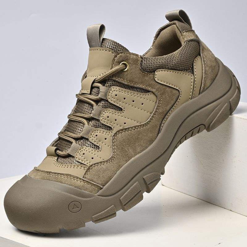 出口美国新款户外休闲登山鞋男士秋冬防滑徒步耐磨旅游鞋
