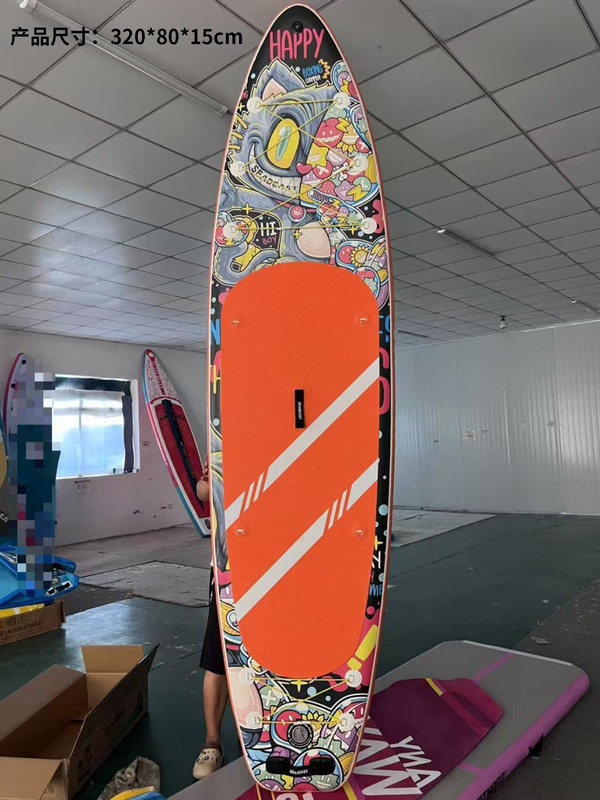 拡張型インフレータブルパドルボード アウトドアスタンドアップパドルボード ウォーターヨガ 釣り レジャー サーフボード SUP グラフィティボード|undefined