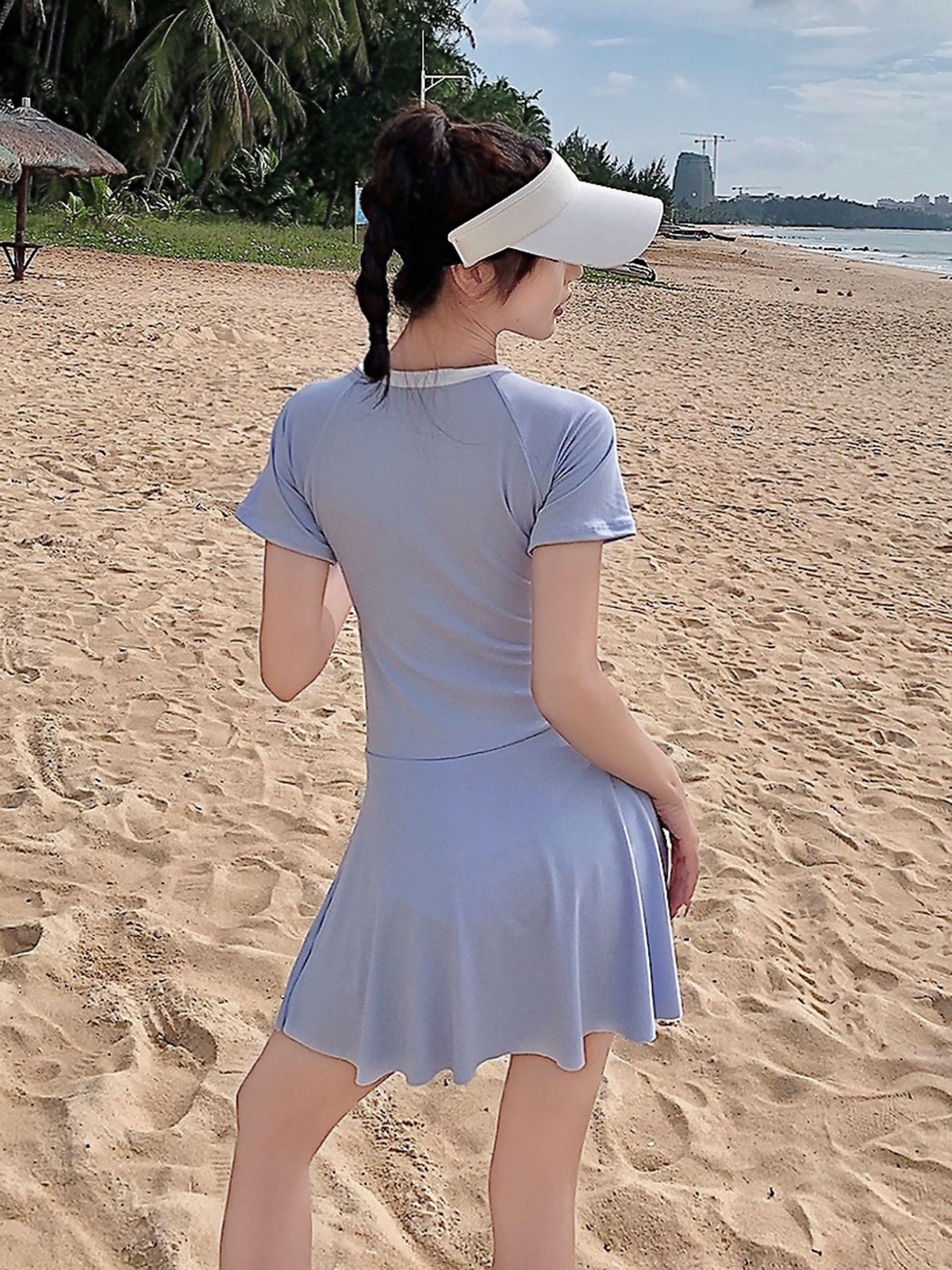 Trajes de baño para mujeres 2024 nuevos trajes de baño deportivos y sexy para estudiantes conservadores de tamaño grande para piscina de aguas termales