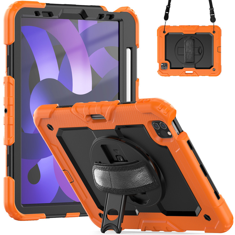 For foreign trade, ipad 11 adjustable hand belt air 4 neutral anti-fall, anti-shock and wear-resistant tablet computer shell 10.9 For foreign trade, ipad 11 adjustable hand belt air 4 neutral anti-fall, anti-shock and wear-resistant tablet computer shell 10.9