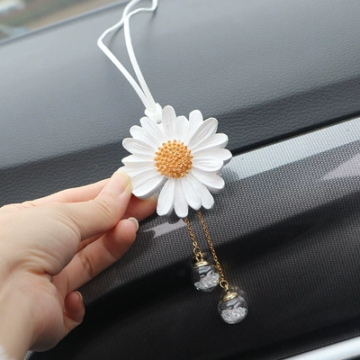 Car hanging, Gypsum Daisy Car Pendant