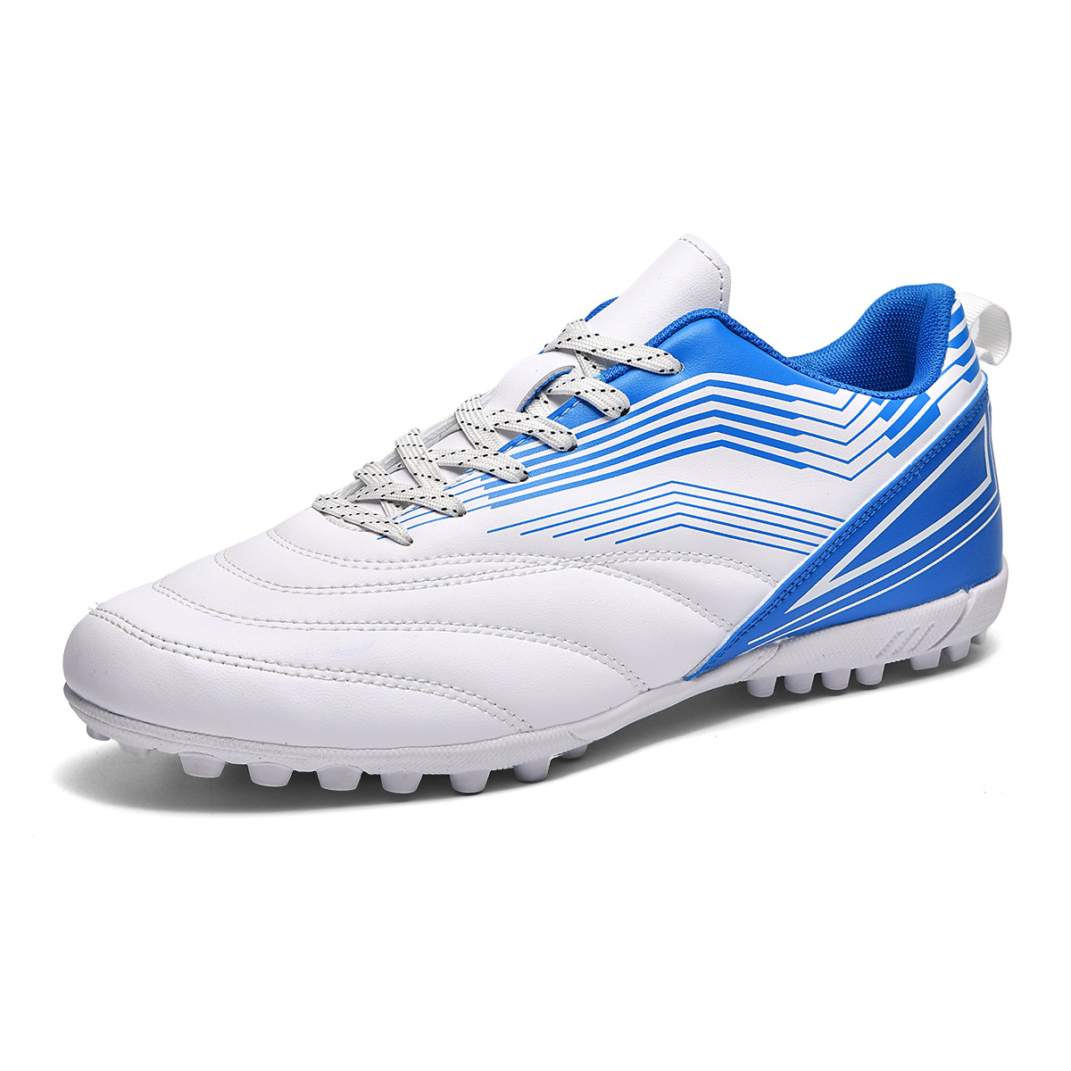 2025 nueva moda transfronteriza zapato de entrenamiento deportivo interior clavos bajos estudiantes fábrica de zapatos de fútbol juvenil