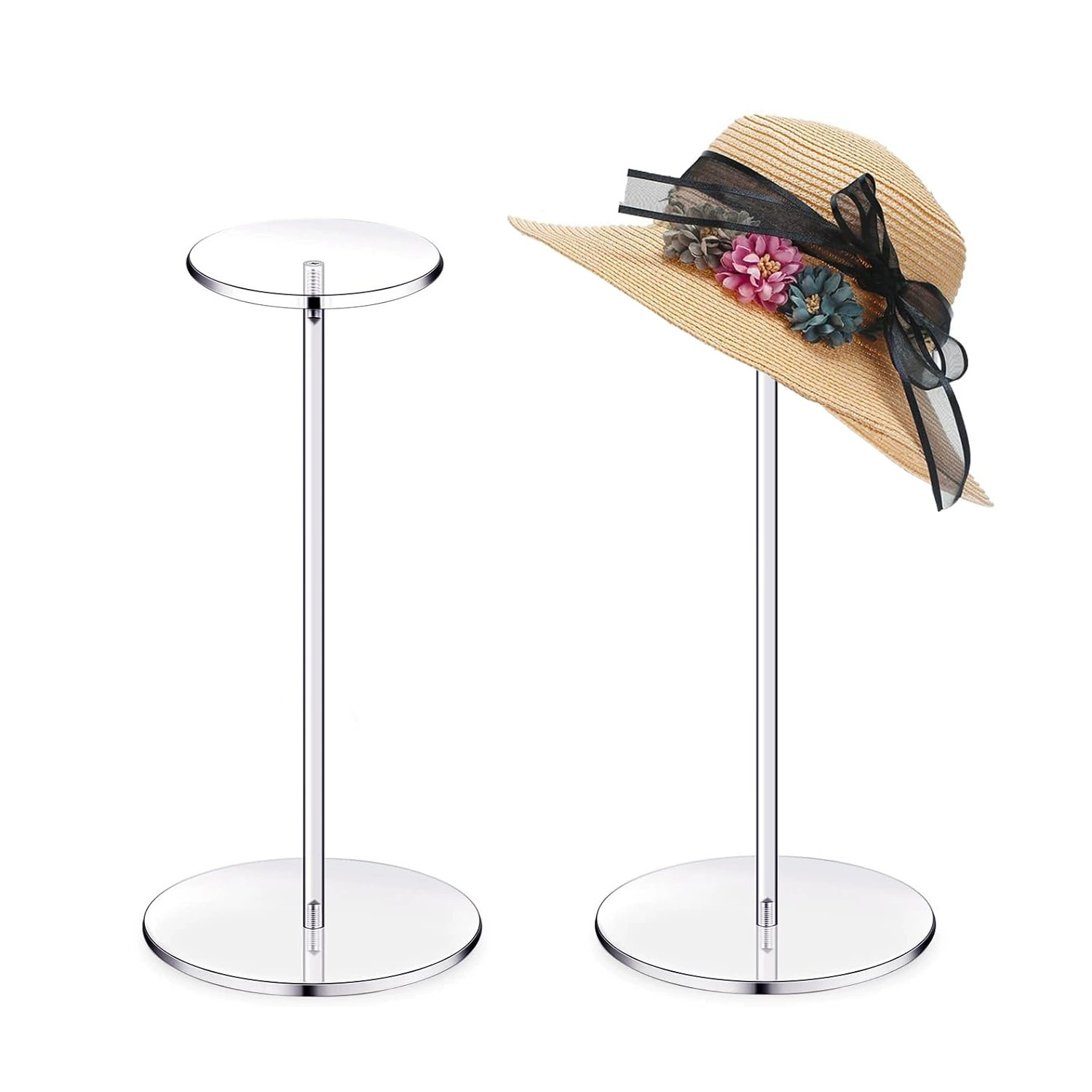 Трансграничные горячие продажи Прозрачная акриловая шляпа парик дисплей Рыбак шляпа бейсболка держатель держатель