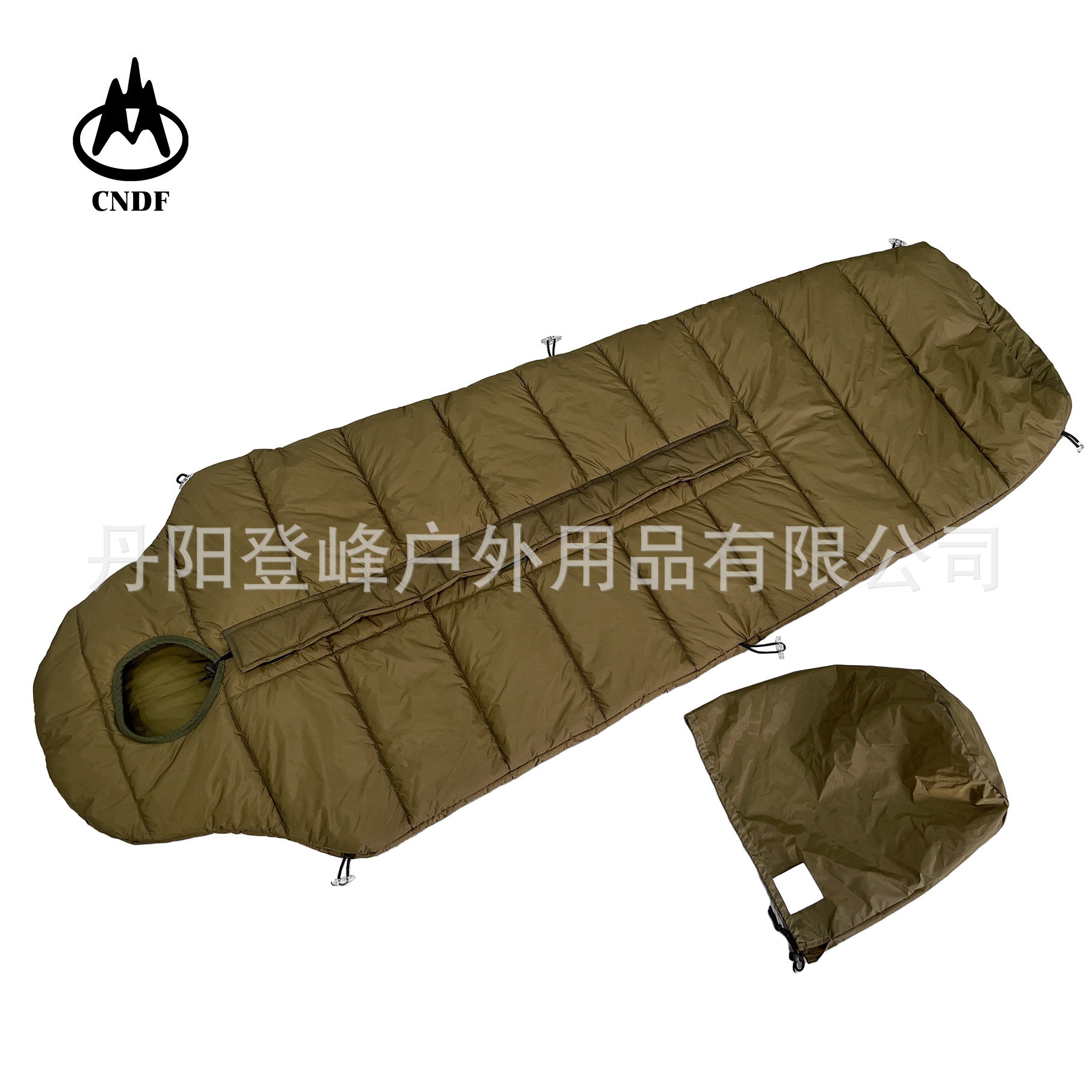 Dengfeng Outdoor Minus-25 ℃ 짙은 녹색 필드 미라 스타일 따뜻한 알루미늄 호일 침낭 러시아에서 뜨거운 판매 침낭