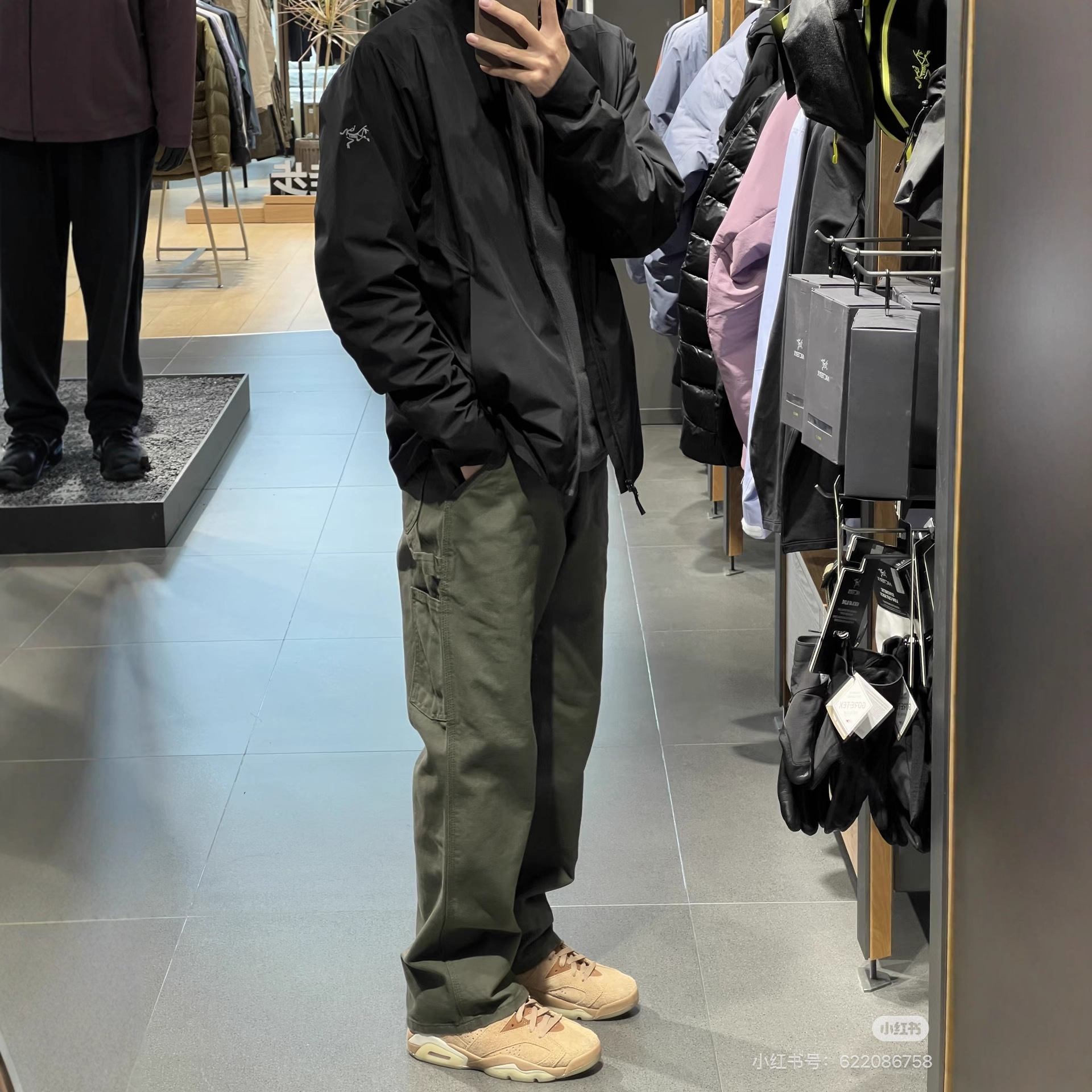 Car American B324 Military Retro Casual Pants Straight Cargo Pants Pure Cotton Slightly Flared Commuter Long Pants Lumberjack Pants