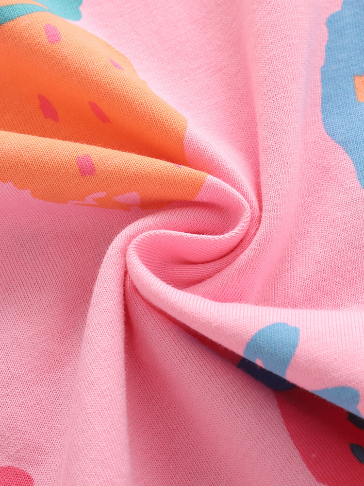 Trajes de niñas malwee transfronterizos de verano nuevos niños europeos y estadounidenses lindos niñas de cuello redondo manga corta dos piezas