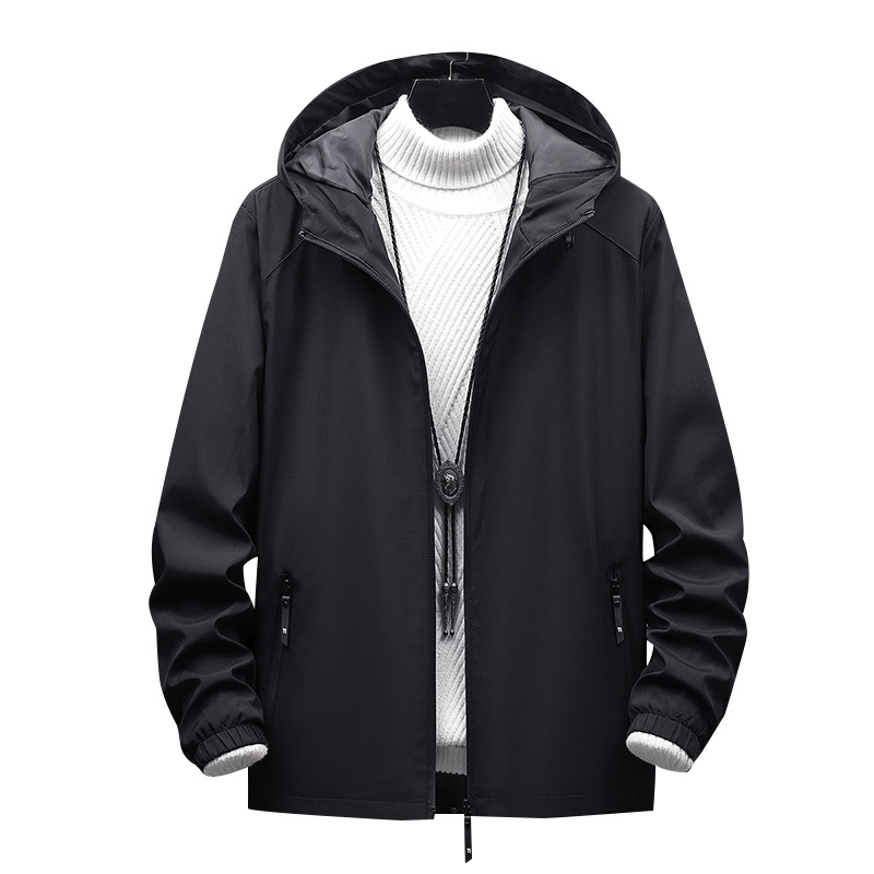 Men's Clothing casual mountain outdoor sports clothes trend loose hooded jacket men's spring and autumn style_voghion.com