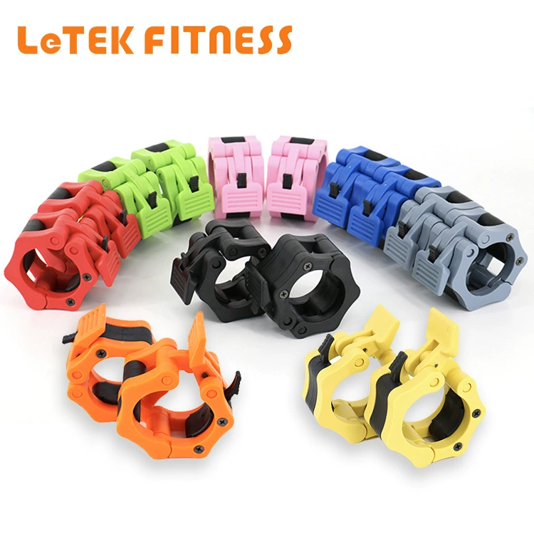 LeTEK FITNESS Завод прямых продаж Олимпийский Бар Пряжка штанга Пряжка пластиковый патрон стопорный держатель 50 мм
