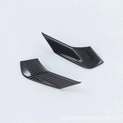 22 Rui Fang a column trim triangle exterior decoration modification suitable for Toyota Feng Landa Carola CROSS front triangle L (Şüşə kənarı xromları/moldingləri) - carbon-fiber