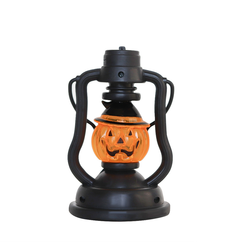 Halloween calabaza linterna fantasma festival productos lámpara de queroseno portátil led colorido luz de la noche accesorios de decoración lámpara de caballo pequeño