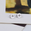 Universal earrings, hypoallergenic earplugs, silver 925 sample, 925 sample silver, wholesale