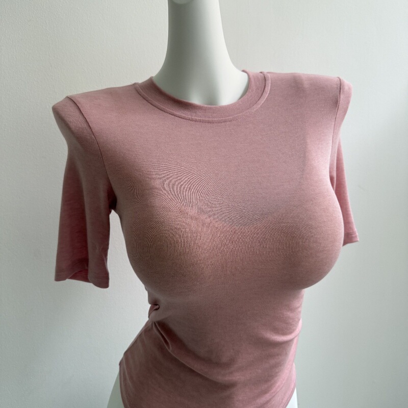 So Comfortable to Wear! Keep It for Yourself~ Comfortable Tencel Wool Crew Neck Basic Style Slim-Fit Mid-Sleeve Thin T-Shirt Top So Comfortable to Wear! Keep It for Yourself~ Comfortable Tencel Wool Crew Neck Basic Style Slim-Fit Mid-Sleeve Thin T-Shirt Top