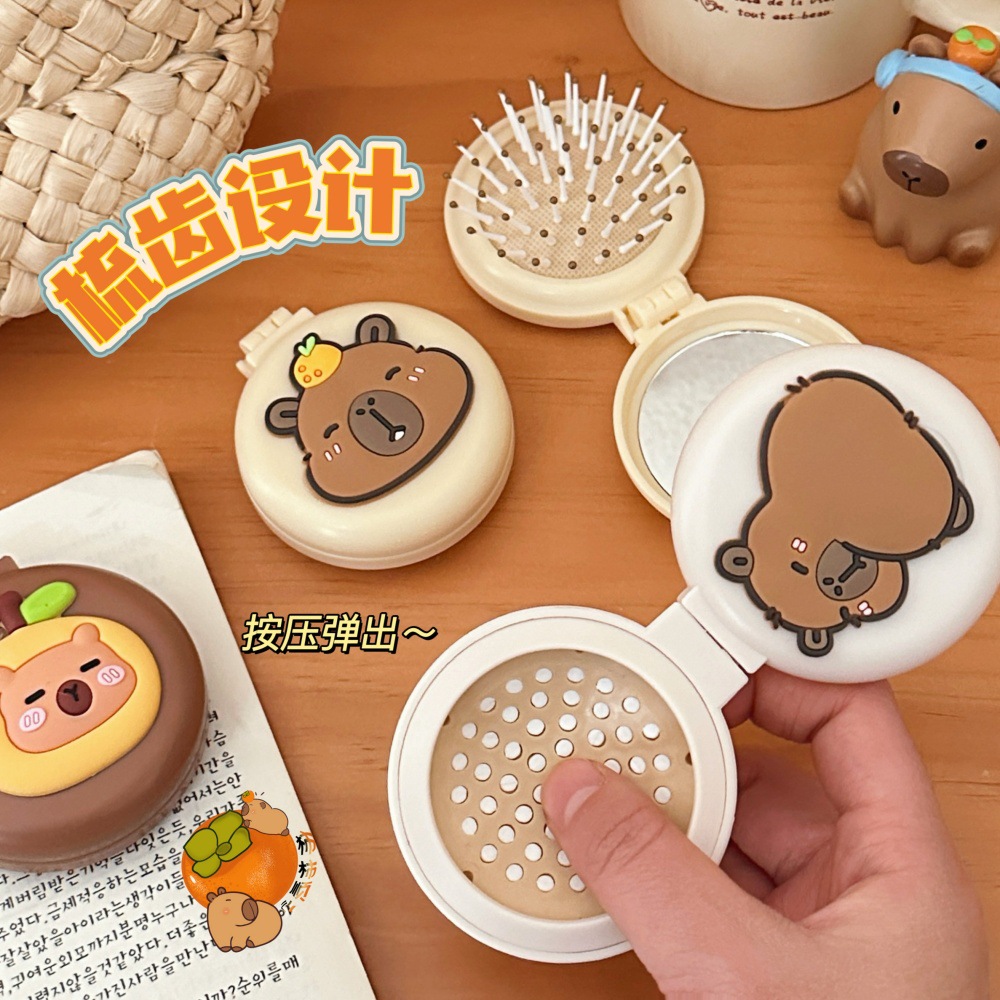 Pein de airbag portátil mini niño plegable pein de masaje pein espejo todo en uno pein de belleza