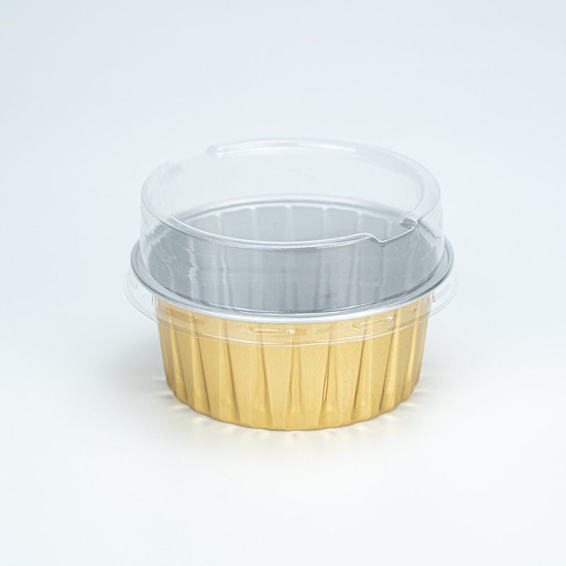 20個入り50個入りプリンカップ空気揚げ鍋専用カラーアルミ箔箱円形鉢子餅箱バーベキューカップ|undefined