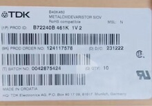 压敏电阻b40k460 EPCOS B72214S0300K101 tdk electronics