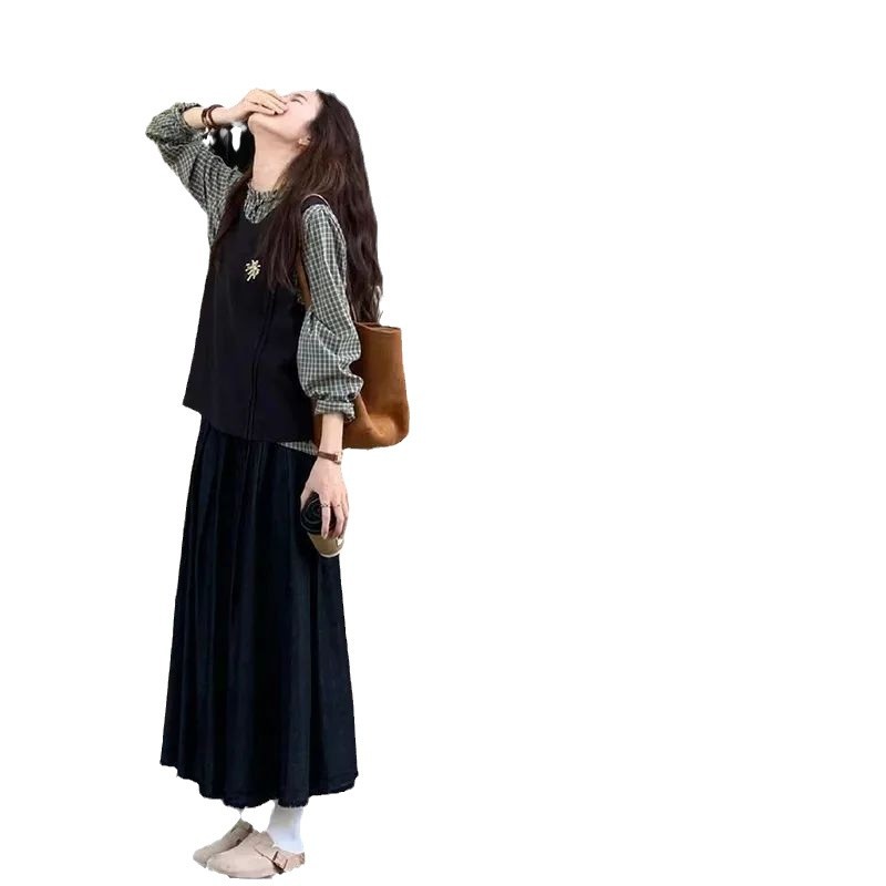 Japanese green spring retro shirt
