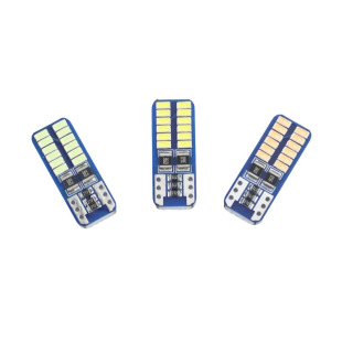 ��܇LEDʾ����T10 3014 24smd��aС����x��܇�Tβ���W5W���՟�