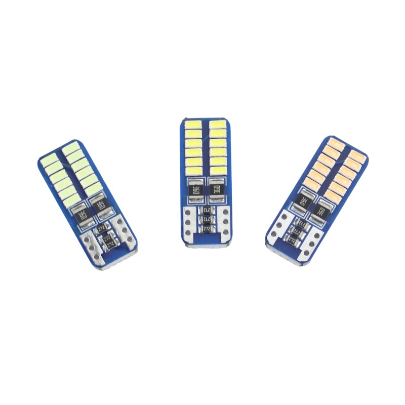 Car LED width indicator light T10 3014 24smd decoding small light…