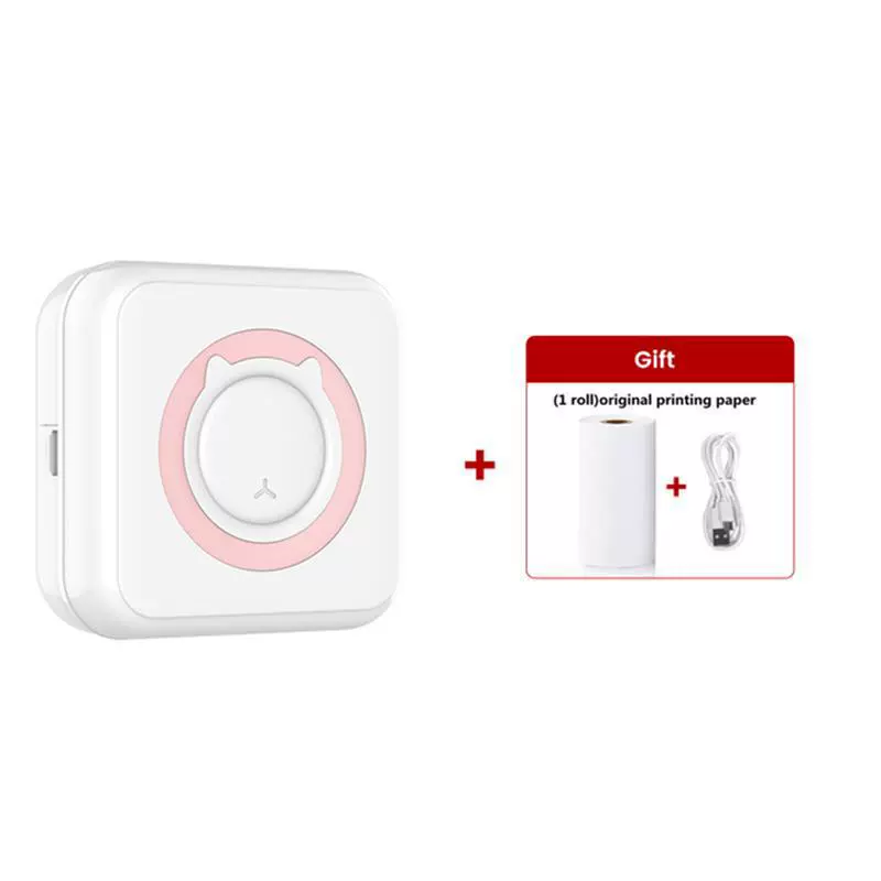 Mini Handheld Printer C15, Bluetooth thermal mobile printer, compact portable