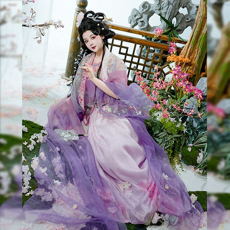 Original Hanfu for Women 2026 New Summer Style Song Dynasty Heavy Embroidery Large Sleeves Waist-Length Super Fairy-Like National Style Thin Set Original Hanfu for Women 2026 New Summer Style Song Dynasty Heavy Embroidery Large Sleeves Waist-Length Super Fairy-Like National Style Thin Set