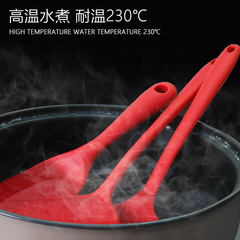 Cross-border silicone spoon and spatula set of 15 pieces non-stick silicone utensils for home cooking spatulas and spoons food-grade silicone kitchenware wholesale