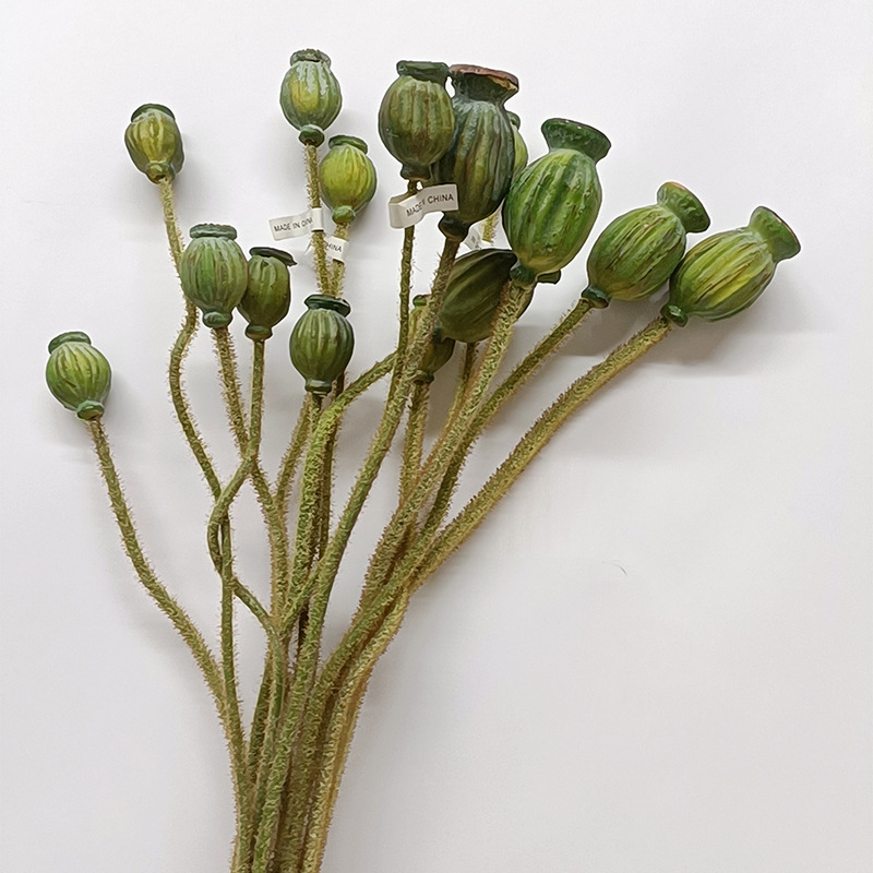 仿真花烟斗果绿果浆果家居绿植软装酒店民宿个性创意装饰品摆件